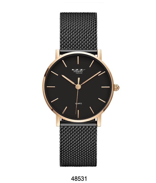 Luxe Mesh Band Watch