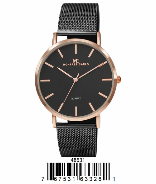 Luxe Mesh Band Watch