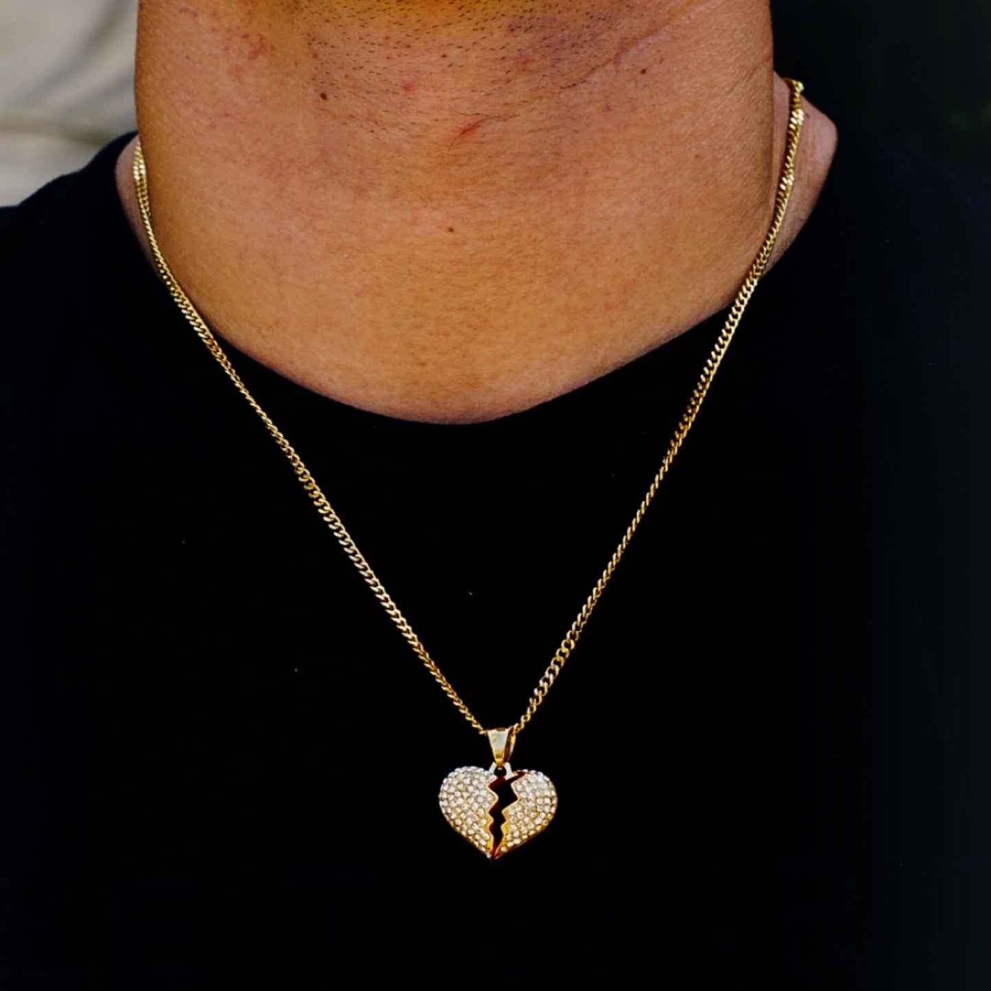 HEARTBREAK Steel Micro Hip Hop Necklace